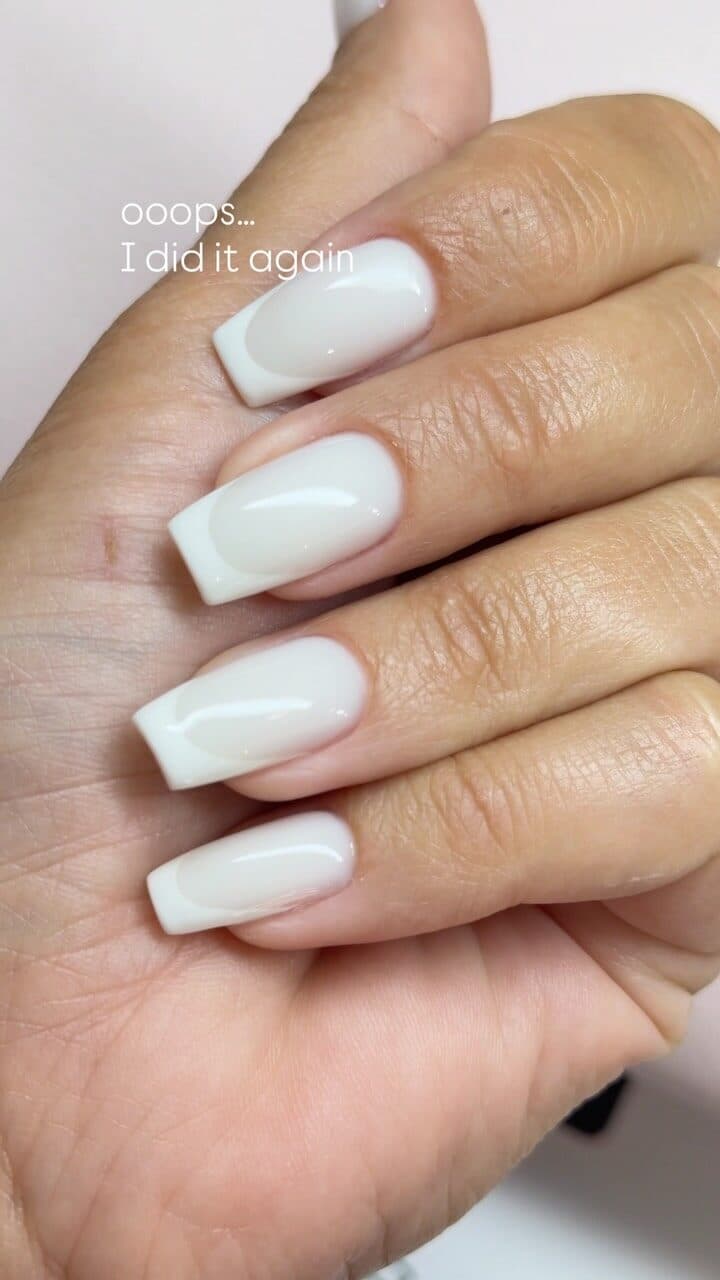 Milky white negle